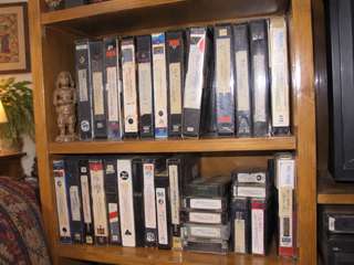 Algunas cintas de mi colección